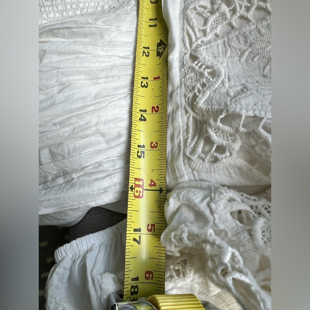 Anthropologie Ivory Lace Maxi Dress - Picture 12 of 16